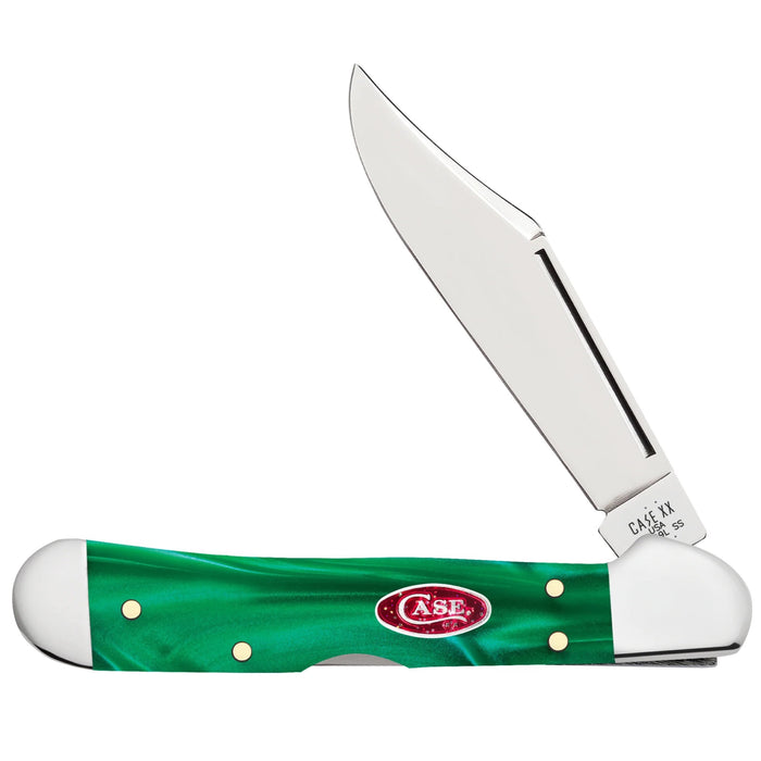 Case 24416 - Smooth Green Pearl Kirinite Mini Copperlock