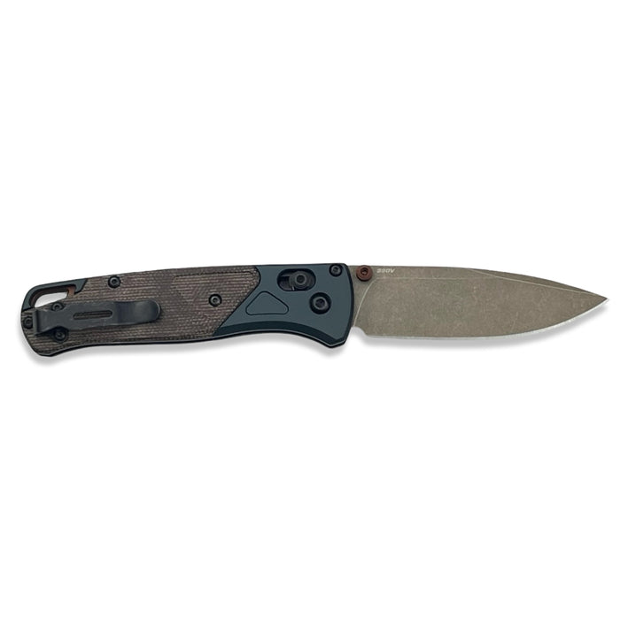 Benchmade 535FE-2602 - Taiga Green Canvas Micarta Bugout