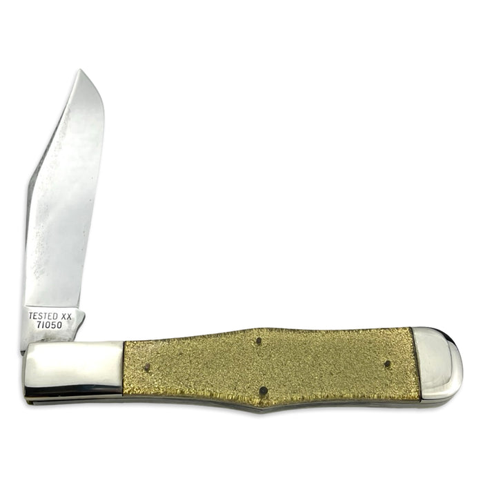 Vintage Case XX Large Coke Bottle Gold Stardust (71050)