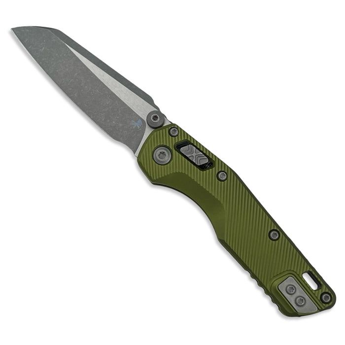 Microtech 210M-10APFLOD - MSI Mini S/E Fluted OD Green Apocalyptic Standard