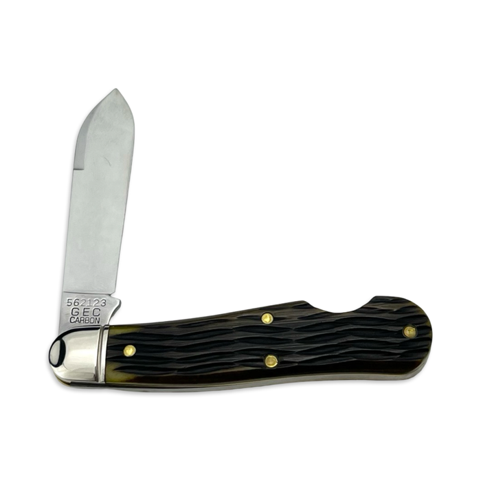 Great Eastern Cutlery 562123EO - Dogleg Jack Avocado Jigged Bone
