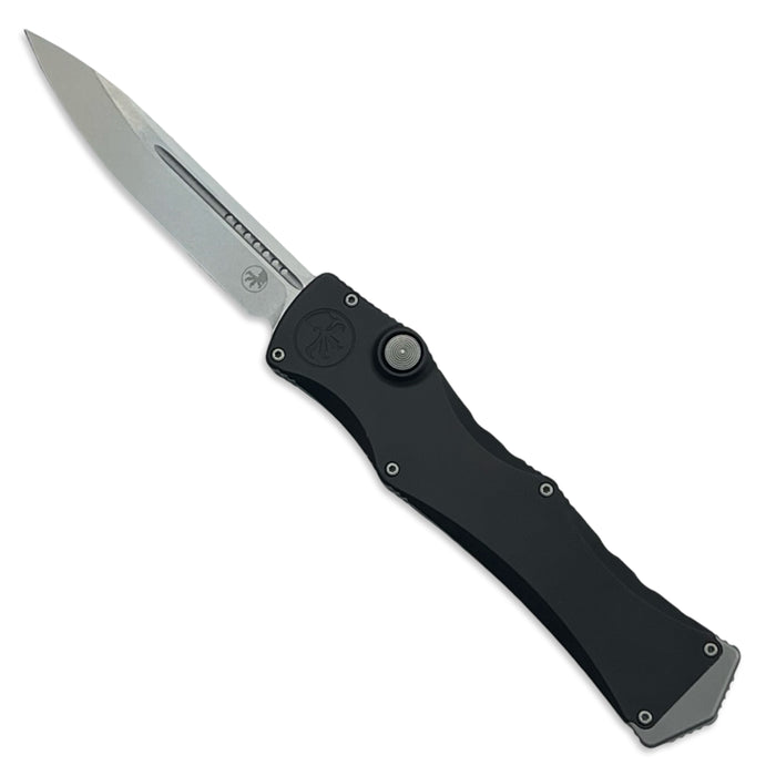 Microtech 1150-10MS1 - Halo IV Clip Point Marfione Select Stonewash Finish Hardcoat Anodized Alloy Double Vapor Blast Stainless