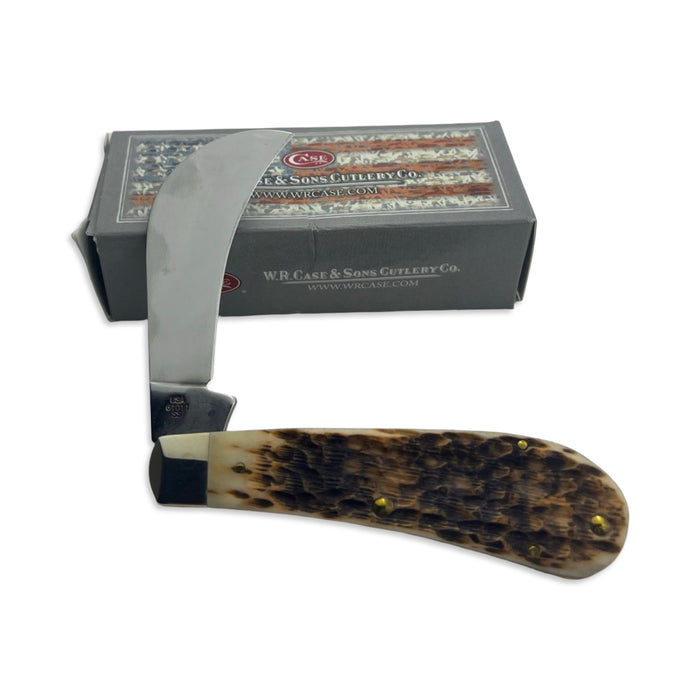 Vintage Case XX 00249 - Amber Peach Seed Jig Hawkbill Pruner (61011 SS) 2018