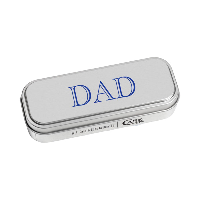 Case 10637 - Father's Day Blue/Red/Natural Laminate Wood XR Sod  Buster Jr (XR7137 S35VN) W/Tin