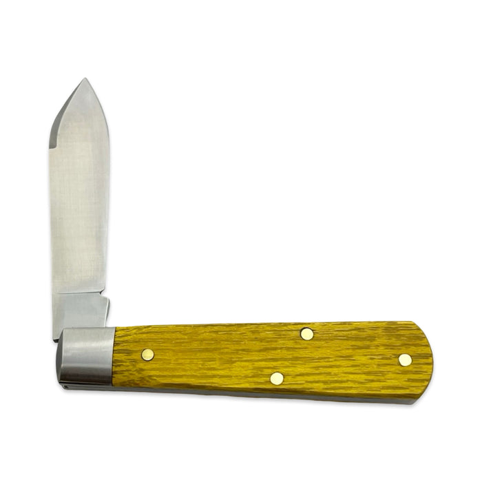 Dollar Knife Co. Osage Orange - Black Shield