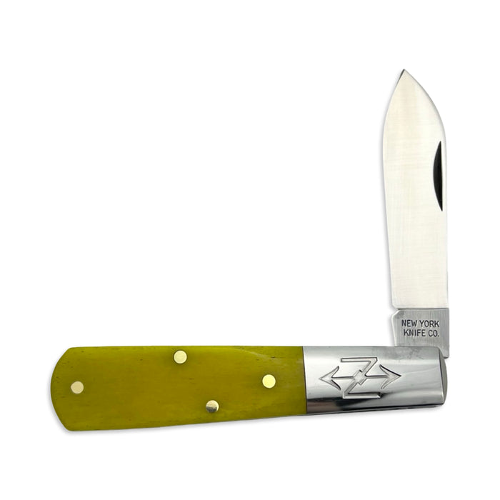 New York Knife Co. Yellow Smooth Bone Barlow