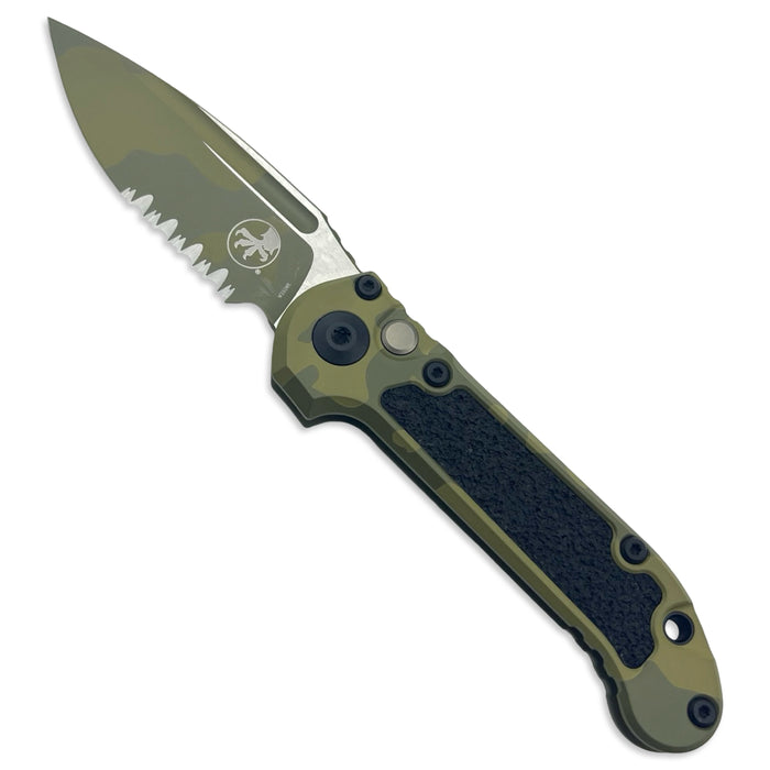 Microtech 1135-2BOCS-Z4 - L.U.D.T. S/E Gen III Signature Series Bazooka Camo Partial Serrated