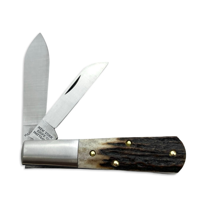 New York Knife Co. Sambar Select Stag 2-Blade Barlow