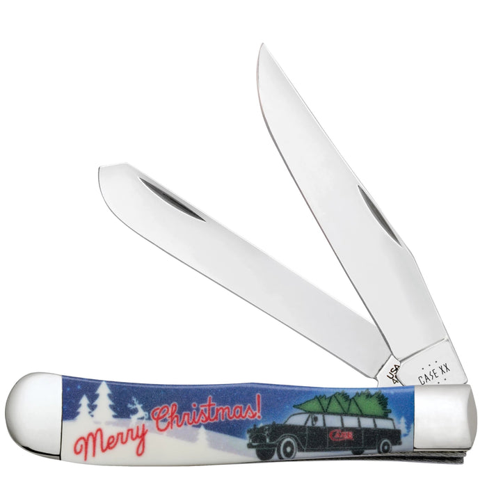 Case 10634 - Christmas CCI White Synthetic Smooth Trapper (4254 SS)