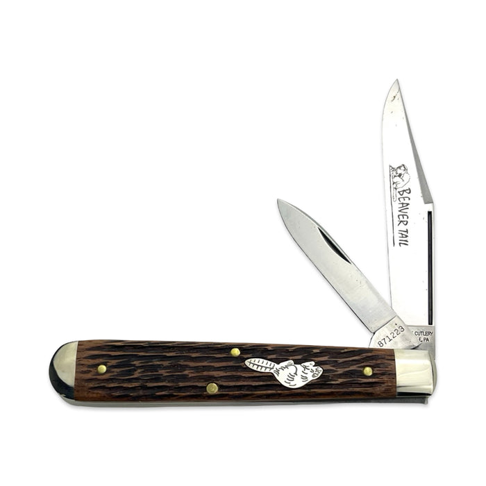 Great Eastern Cutlery 871223 - Tidioute Cutlery English Jack Jigged Brazilian Cherry Wood