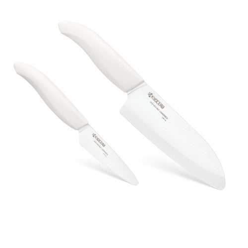 Kyocera White 2pc Gift Box Knife Set