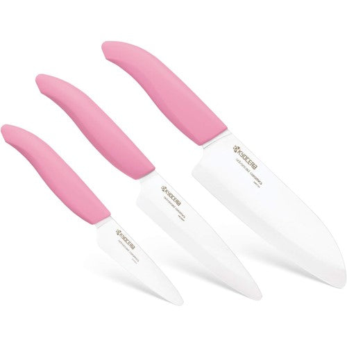 Beauty Pink Ceramic Knife Set Kitchen Knives Cutlery Fruit Knives