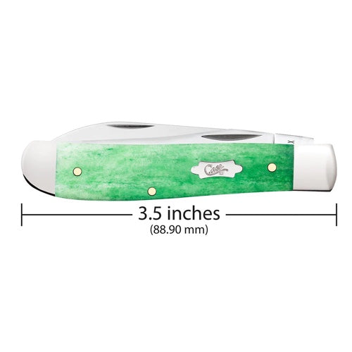 Case 19944 - Emerald Green Bone Smooth Mini Trapper