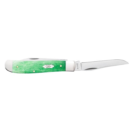 Case 19944 - Emerald Green Bone Smooth Mini Trapper