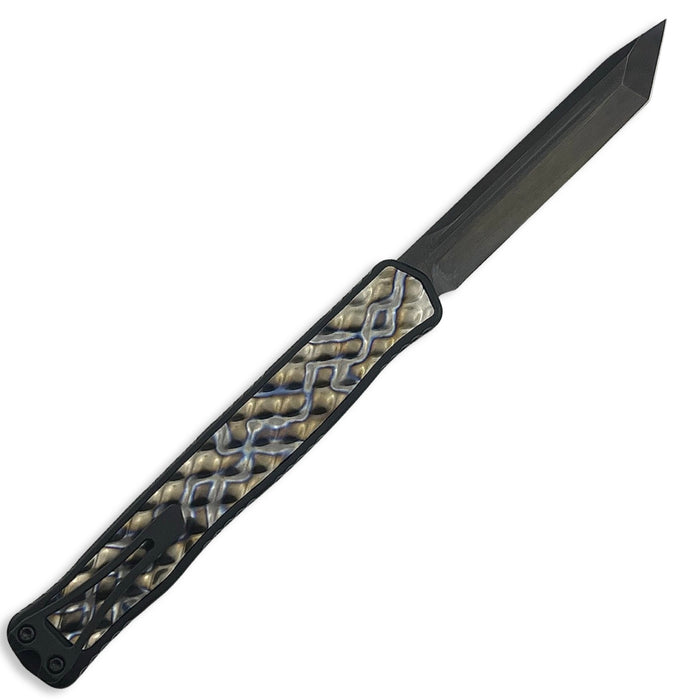 Heretic H019-6A-FTI - Cleric 2 Tanto DLC Flamed Titanium Inlay
