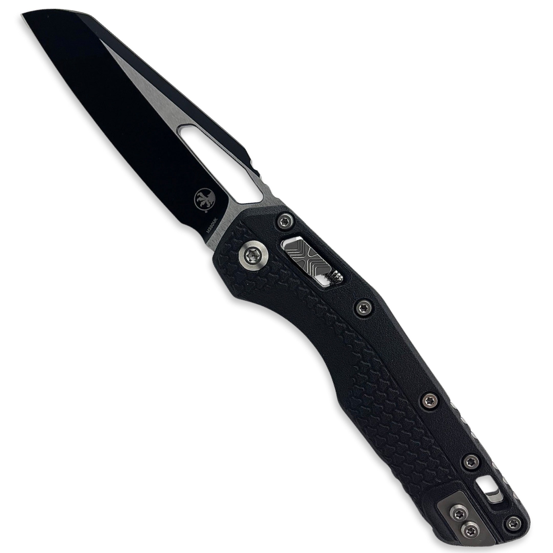 Microtech 210T-1PMBK - MSI Tri-Grip Black Injection Molded w/ Bead Blasted Hardware
