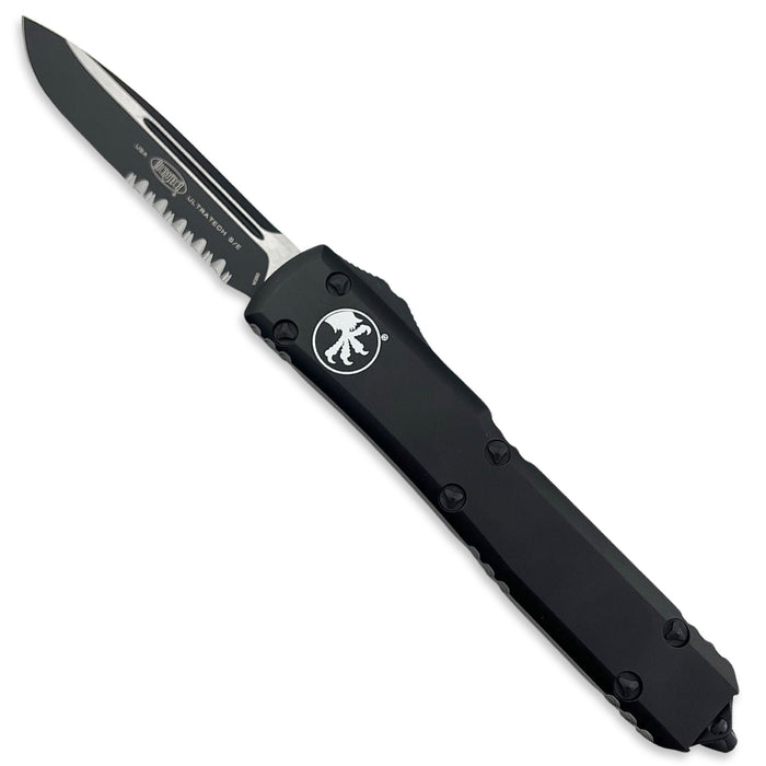 Microtech 121-2T - Ultratech S/E Black Tactical Partially Serrated