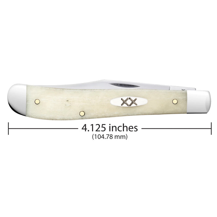 Case 13312 - Natural Bone Smooth Slimline Trapper