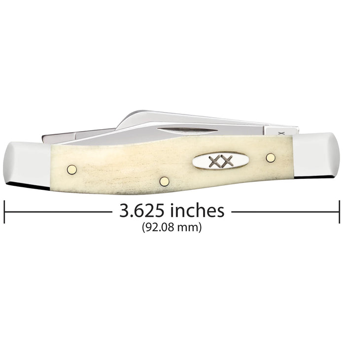 Case 13311 - Natural Bone Smooth Medium Stockman (63032 SS)