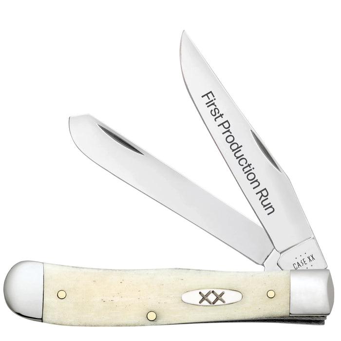 Case 93310 - Natural Bone Smooth Trapper First Production (6254 SS)
