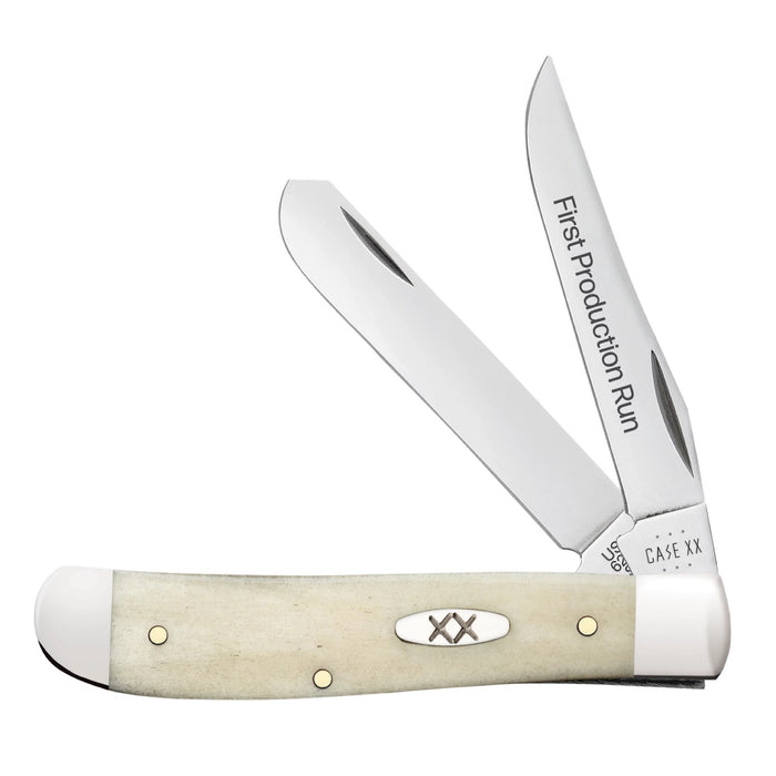 Case 93313 - Natural Bone Smooth Mini Trapper First Production