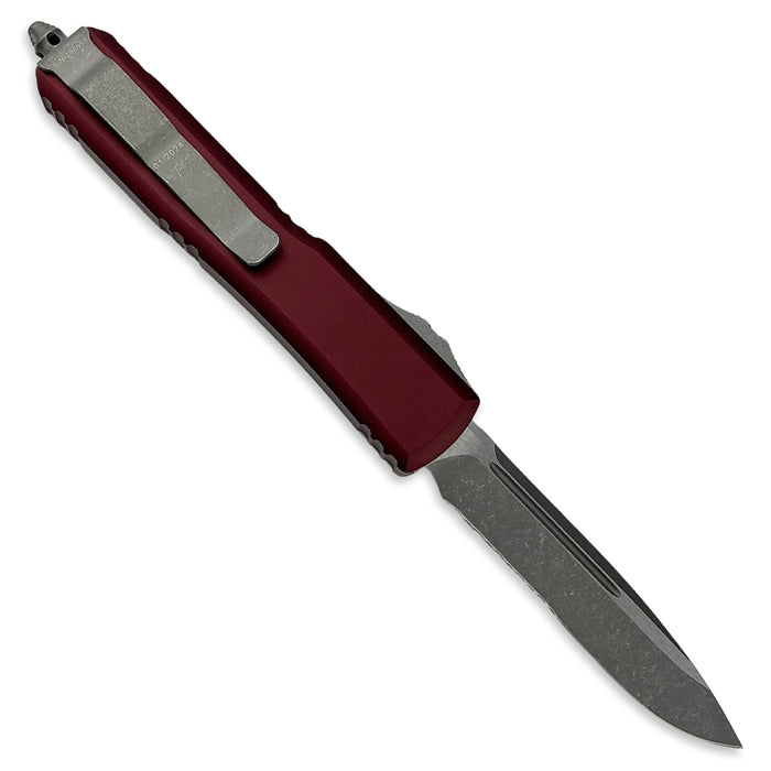 Microtech 121-11APMR - Ultratech S/E Apocalyptic Partially Serrated Merlot