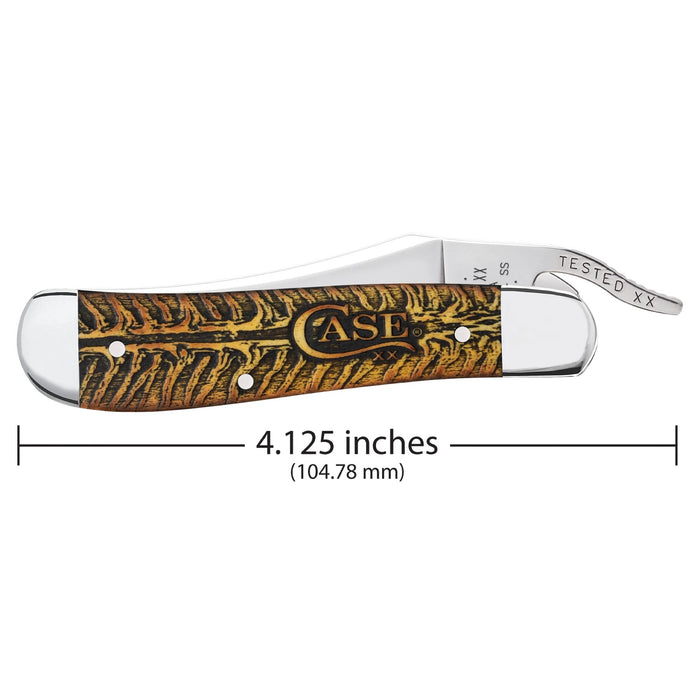Case 81803 - Golden Pinecone Natural Bone Color Wash Russlock (61953L SS)
