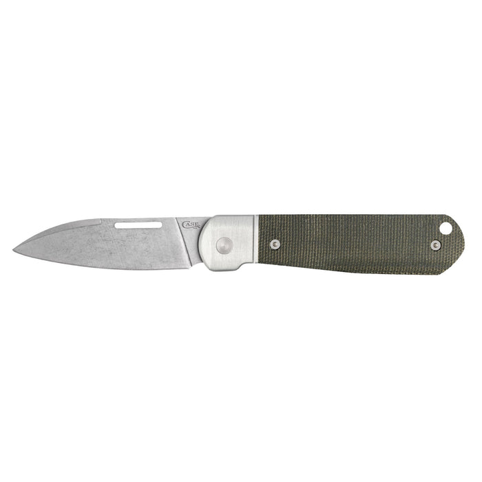 Case 42231 - Bridgeline OD Green Canvas Micarta  Highbanks (HIGHBANKS  CPM20CV)