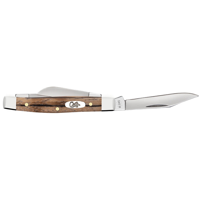 Case 25144 - Natural Zebra Wood Smooth Small Stockman (7333  SS)