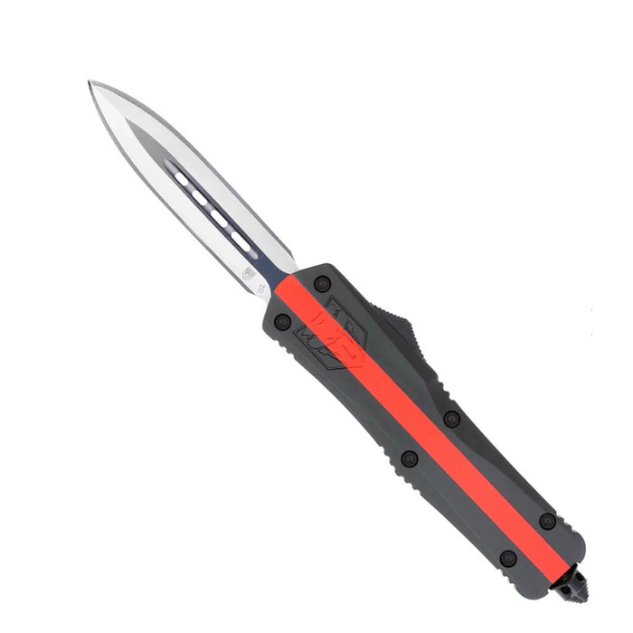 CobraTec Medium FS-3 Red Line - Dagger Not Serrated