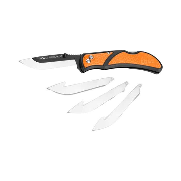 Outdoor Edge 3 in. Razor Lite EDC Orange with 4 blades