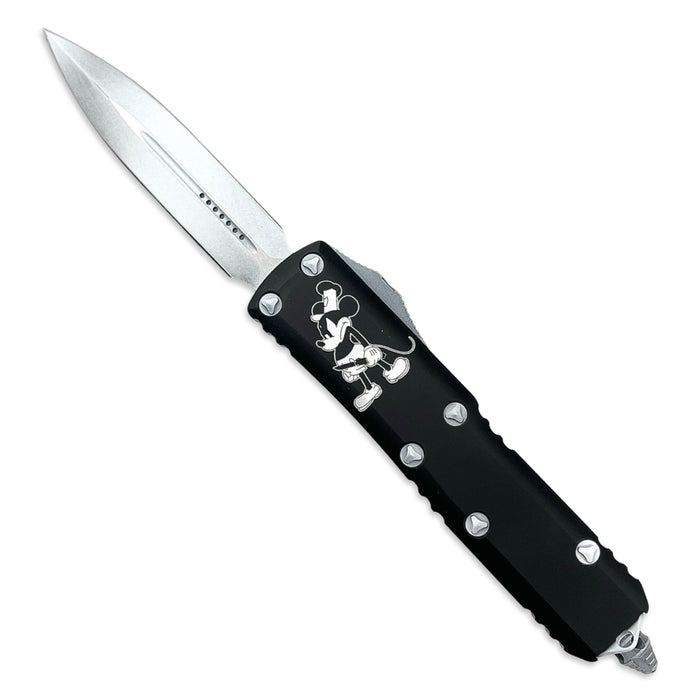 Microtech 232-1SB - UTX-85 D/E Signature Series Steamboat Willie