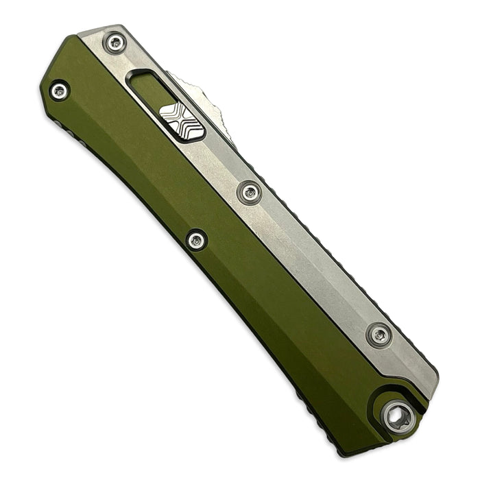 Microtech 184-10OD - Glykon Bayonet OD Green Stonewash Standard Nickel Boron Internals