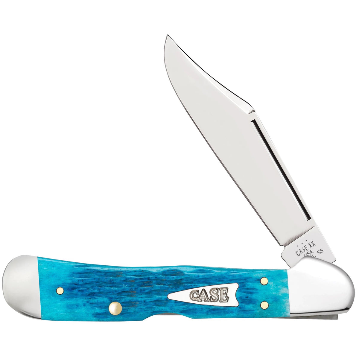 Case 50646 - Sky Blue Bone Crandall Jig CopperLock (61549L SS