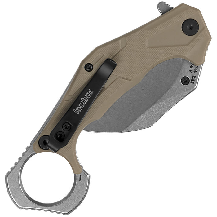 Kershaw 2064TANSW - Outlier Tan Stonewash
