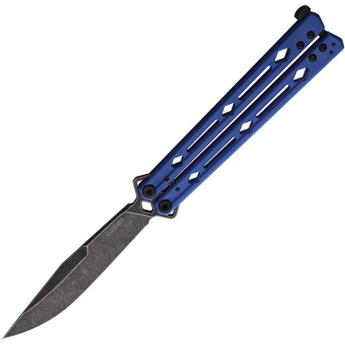 Kershaw Lucha Blue Blackwash