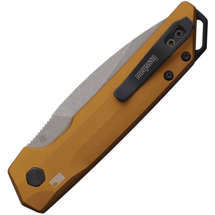 Kershaw 7038BRZ - Launch Iridium Aluminum Bronze Spear Point