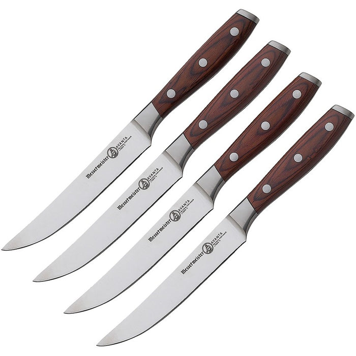 Messermeister Avanta Pakkawood 4pc Steak Knife Set