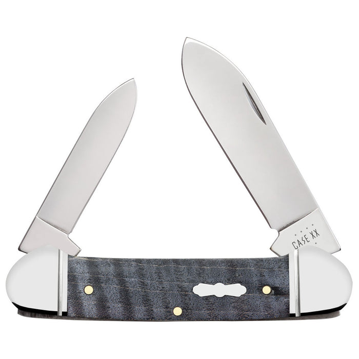 Case 10734 - Smooth Black Curly Maple Canoe