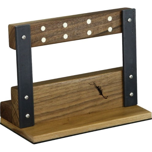 Small Walnut Magnetic Knife Block