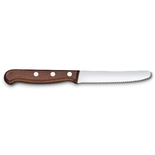 Victorinox Wood 4.25" Serrated Utility Knife