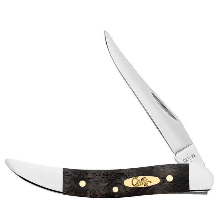 Case 14009 - Black Curly Oak Small Texas Toothpick