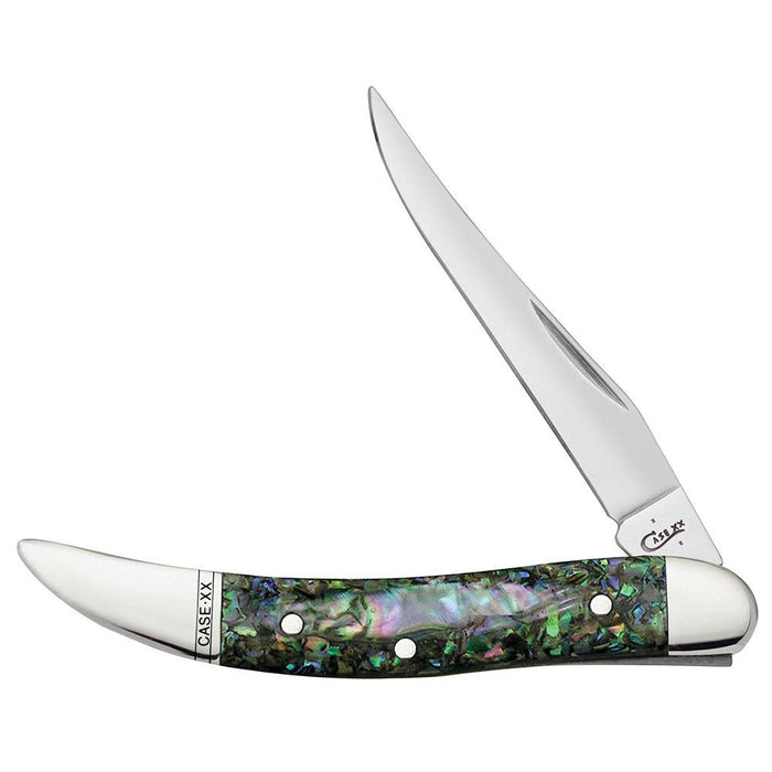 Case 12002 - Smooth Abalone Small Texas Toothpick (810096 SS)