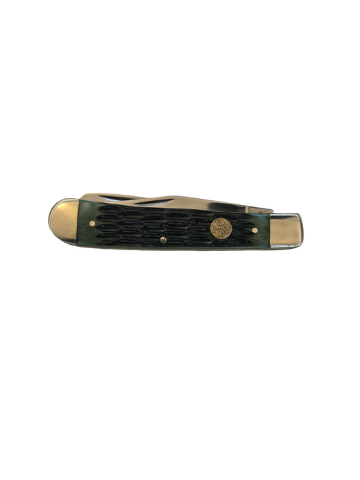 Boker Jigged Green Bone Trapper- Merry Christmas