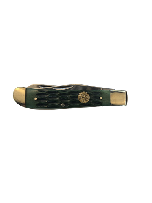 Boker Mini Trapper Green Jigged Bone- Merry Christmas