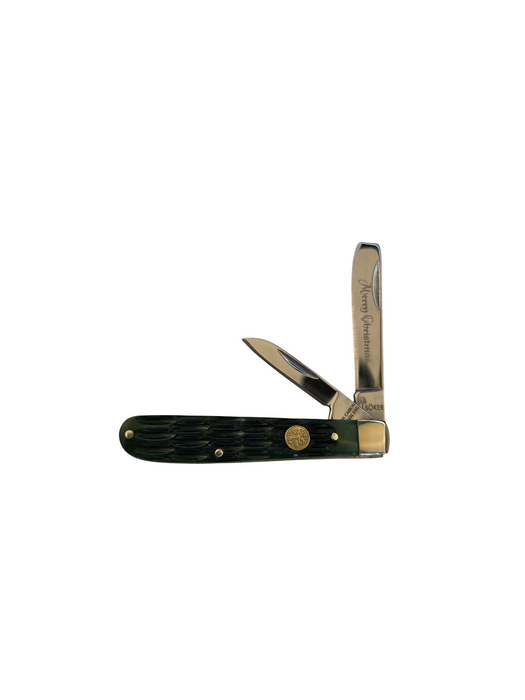 Boker Razor Jack Green Jigged Bone- Merry Christmas