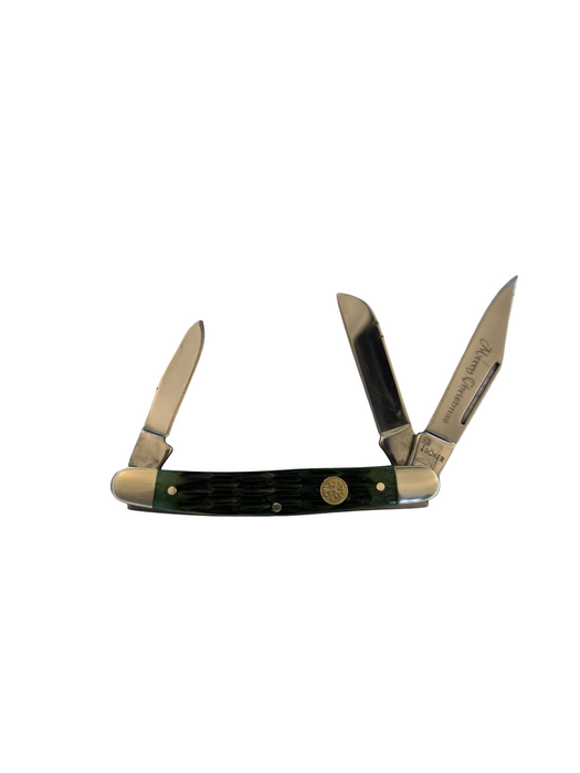 Boker Medium Stockman Green Jigged Bone- Merry Christmas