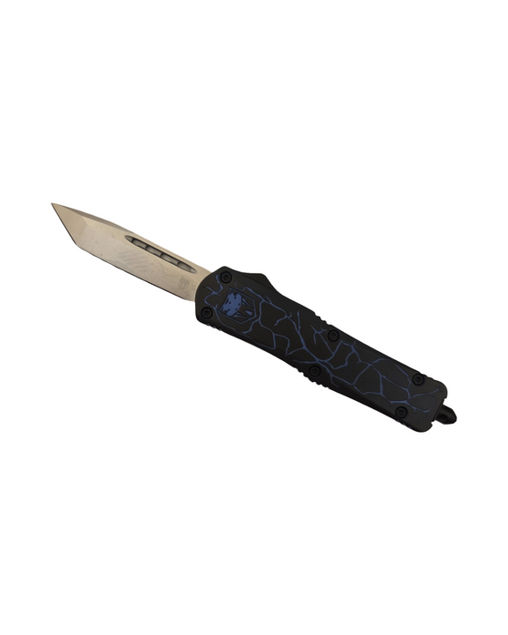 CobraTec Medium FS-3 Fractured Cerakote Black/Blue