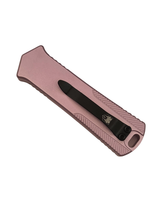 CobraTec California OTF 952-Pink  - Drop Not Serrated
