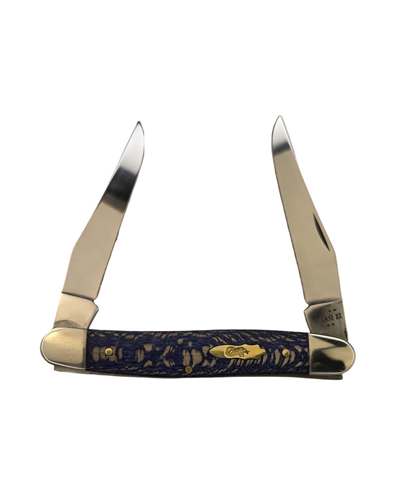 Case 63737- Blue Sycamore Wood Smooth Muskrat